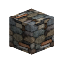 Mixed drystone block