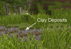 Clay deposit.